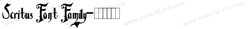 Scritus Font Family字体转换